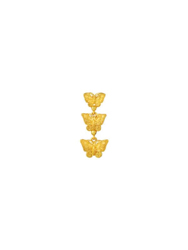TOMEI x Prima Vigorous Vine Pendant, Yellow Gold 999