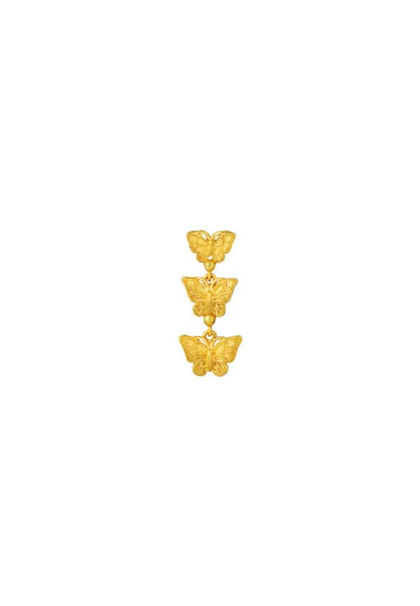 TOMEI x Prima Vigorous Vine Pendant, Yellow Gold 999