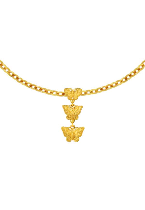 TOMEI x Prima Vigorous Vine Pendant, Yellow Gold 999