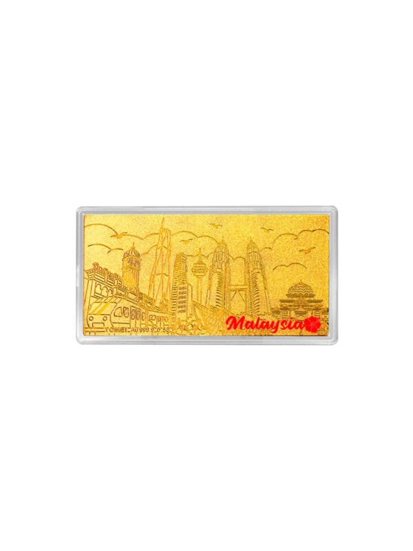 TOMEI Malaysia Gold Wafer 0.5G, Yellow Gold 9999
