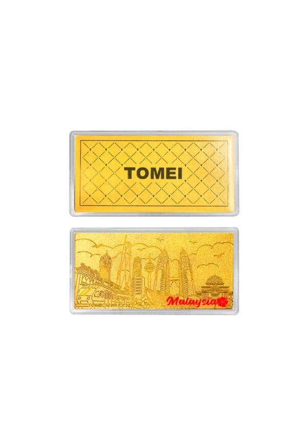TOMEI Malaysia Gold Wafer 0.5G, Yellow Gold 9999