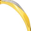 TOMEI Diamond Cut Collection Bangle, Yellow Gold 916