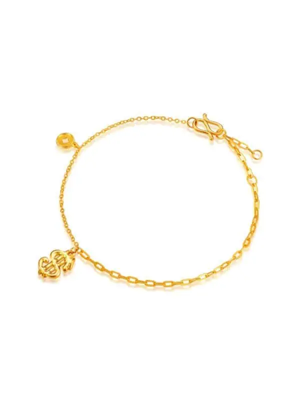 TOMEI?????Wealthy Dragon Bracelet, Yellow Gold 999 (5G)