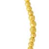 TOMEI Gold Bead Elastic Bracelet, Yellow Gold 999