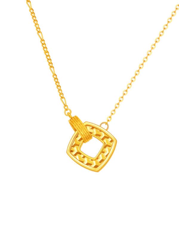 TOMEI Chasing Light Necklace, Yellow Gold 999 (5G)