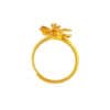 TOMEI Antique Gold Series Flowers Ring, Yellow Gold 999