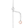 TOMEI Love Joins Us Together Ruby Necklace, White Gold 585