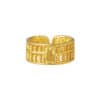 TOMEI【福旺财兴】Fortune Collection Abacus Men Ring, Yellow Gold 999
