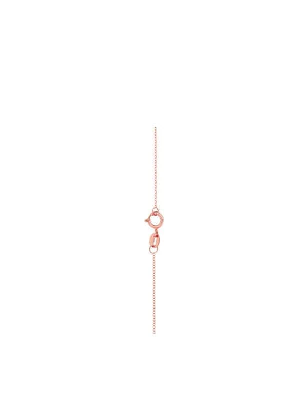 TOMEI Nephrite Series Peach Blossom Necklace, Rose Gold 750