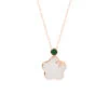 TOMEI Nephrite Series Peach Blossom Necklace, Rose Gold 750