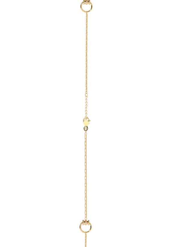 TOMEI Five Blessings Well-Being Bracelet, Yellow Gold 750