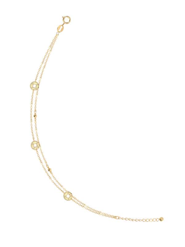 Untitled-1_0002s_0001_Layer 2 TOMEI Five Blessings Abundance Bracelet, Yellow Gold 750