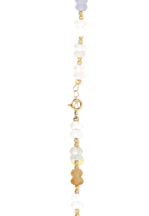 TOMEI Five Blessings Jade Bracelet, Yellow Gold 750
