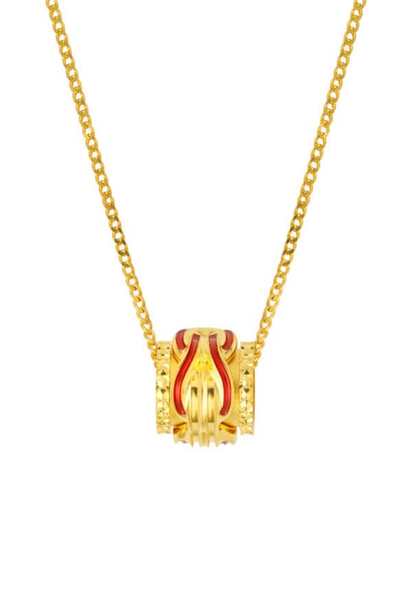 TOMEI x Xifu Necklace, Yellow Gold 999
