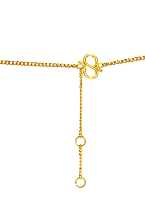 XF-LD-N-EC-44CM-2 TOMEI x XIFU ????Spiritual Butterfly Necklace, Yellow Gold 999