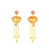 TOMEI x Xifu Earrings, Yellow Gold 999