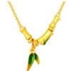 "TOMEI X XIFU ????Bamboo Inspired  Necklace, Yellow Gold 999"