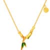 "TOMEI X XIFU ????Bamboo Inspired  Necklace, Yellow Gold 999"