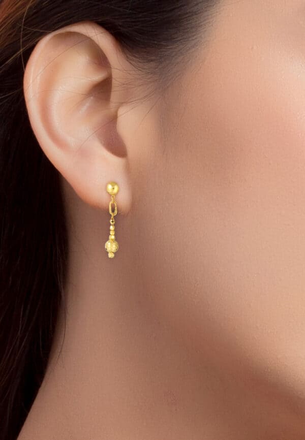 TOMEI Lusso Italia Dangling Earrings Yellow Gold 916