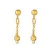TOMEI Lusso Italia Dangling Earrings Yellow Gold 916