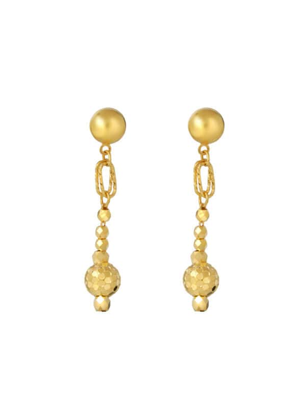 TOMEI Lusso Italia Dangling Earrings Yellow Gold 916