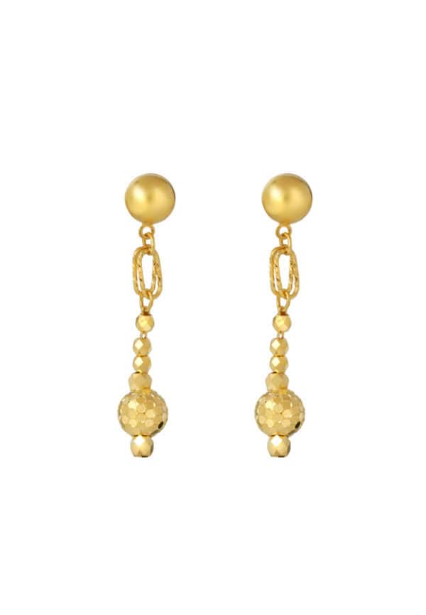 TOMEI Lusso Italia Dangling Earrings Yellow Gold 916