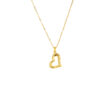 TOMEI Lusso Italia Heart Necklace, Yellow Gold 916