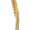 TOMEI Lusso Italia Trio-Tone Bangle, Yellow Gold 916