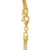 TOMEI Lusso Italia Trio-Tone Bangle, Yellow Gold 916