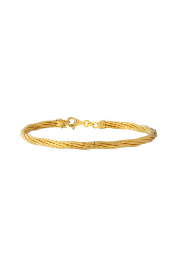 TOMEI Lusso Italia Bangle, Yellow Gold 916