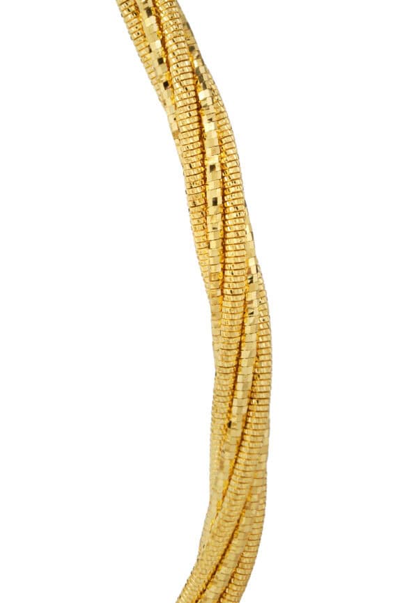 TOMEI Lusso Italia Bangle, Yellow Gold 916