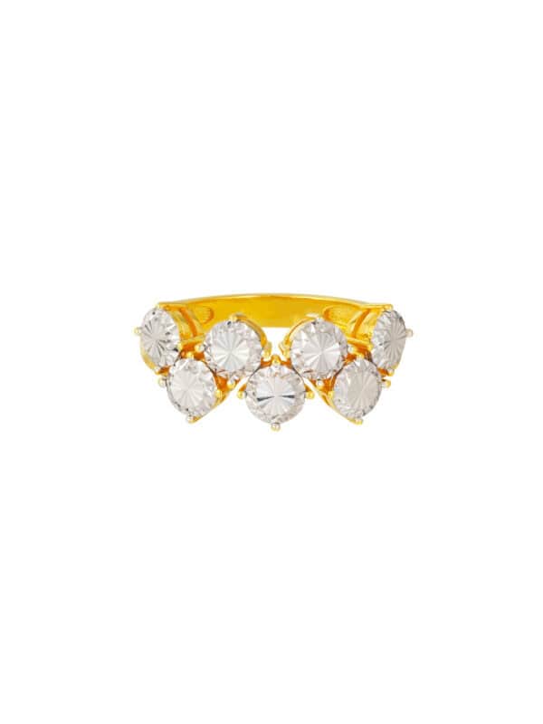TOMEI Diamond Cut Collection Ring, Yellow Gold 916