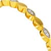 TOMEI Diamond Cut Collection Bangle, Yellow Gold 916