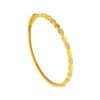 TOMEI Diamond Cut Collection Bangle, Yellow Gold 916