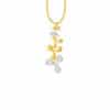 TOMEI Diamond Cut Collection Pendant, Yellow Gold 916