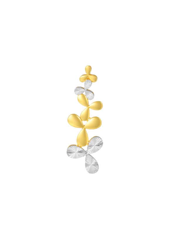 TOMEI Diamond Cut Collection Pendant, Yellow Gold 916