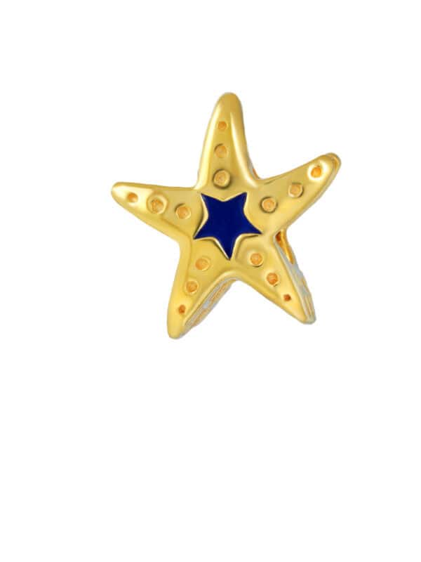 TOMEI Chomel Collection Starfish Charm, Yellow Gold 916