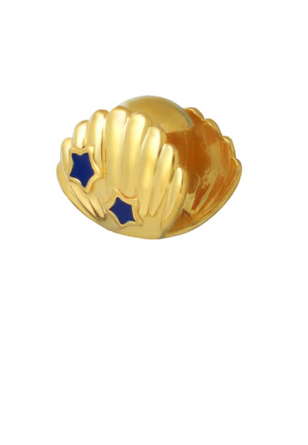 TOMEI Chomel Collection Shell Charm, Yellow Gold 916