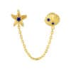 TOMEI Chomel Collection Shell & Starfish Charm, Yellow Gold 916