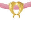 TOMEI Chomel Collection Dolphin Couple Charm, Yellow Gold 916