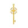 TOMEI Lusso Italia Key Pendant, Yellow Gold 916
