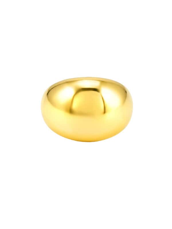 TOMEI Lusso Italia Key Ring, Yellow Gold 916