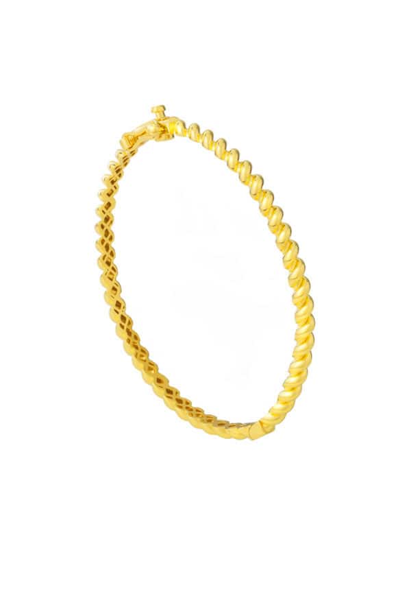 TOMEI Lusso Italia Bangle, Yellow Gold 916