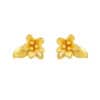 TOMEI Flower Earrings, Yellow Gold 916