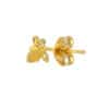TOMEI Flower Earrings, Yellow Gold 916