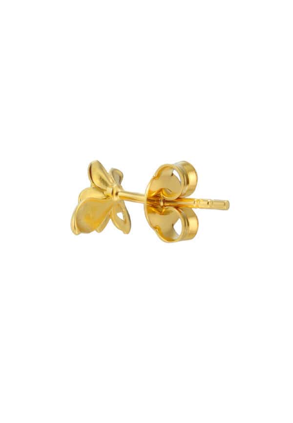 TOMEI Flower Earrings, Yellow Gold 916