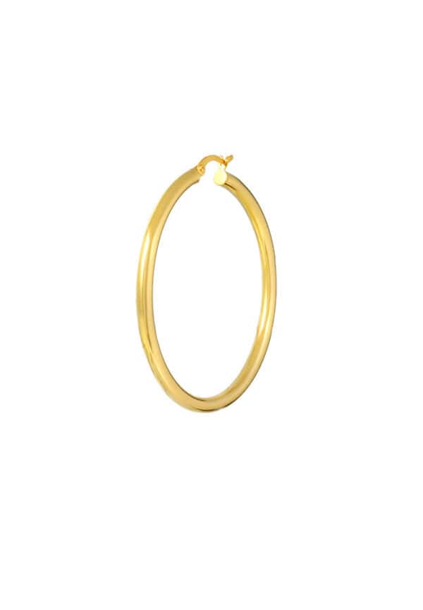TOMEI Lusso Italia Big Loop Earrings, Yellow Gold 916