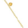 TOMEI Heart Bracelet, Yellow Gold 916
