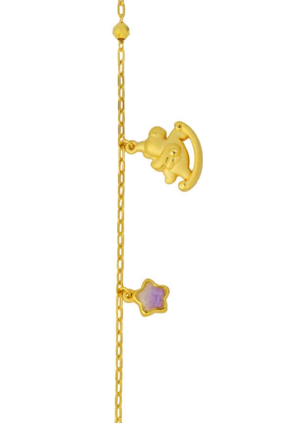 TOMEI Unicorn Bracelet, Yellow Gold 999