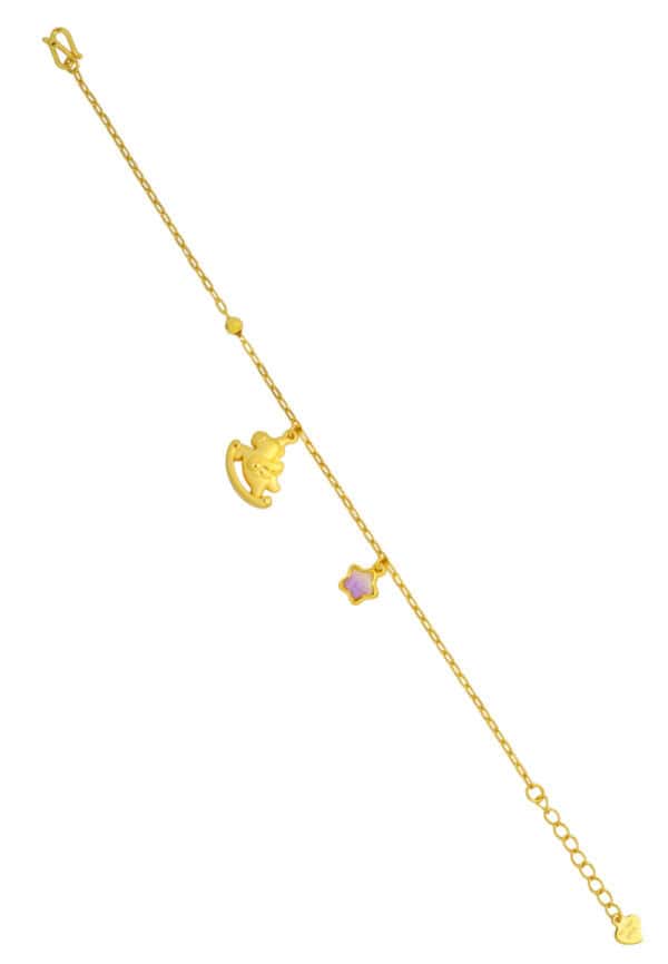 TOMEI Unicorn Bracelet, Yellow Gold 999